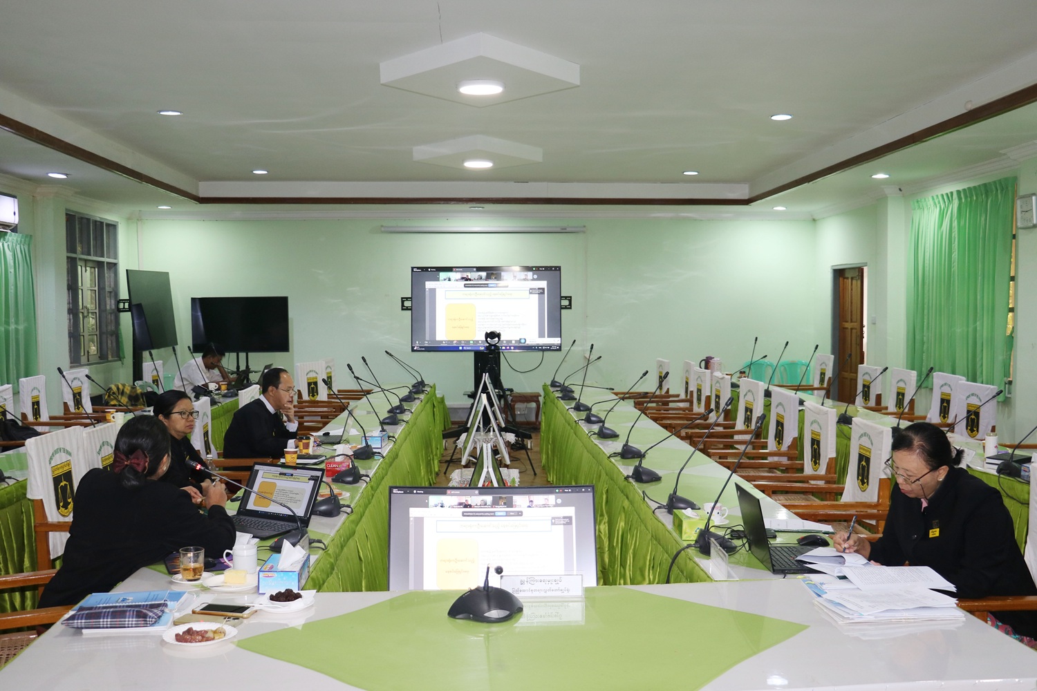 စေ့စပ်ဖြေရှင်းရေးဆိုင်ရာ လုပ်ငန်းကျွမ်းကျင်မှုသင်တန်း အမှတ်စဥ် (၂/၂၀၂၅) ဖွင့်လှစ်ပို့ချခြင်း