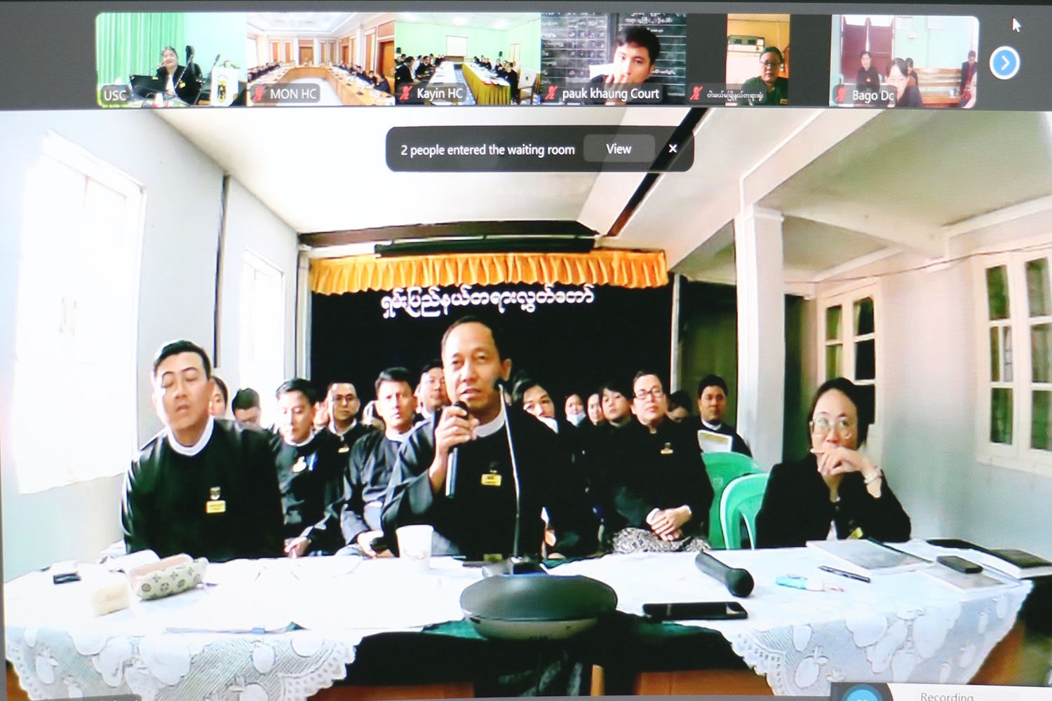 စေ့စပ်ဖြေရှင်းရေးဆိုင်ရာ လုပ်ငန်းကျွမ်းကျင်မှုသင်တန်း အမှတ်စဥ် (၂/၂၀၂၅) ဖွင့်လှစ်ပို့ချခြင်း
